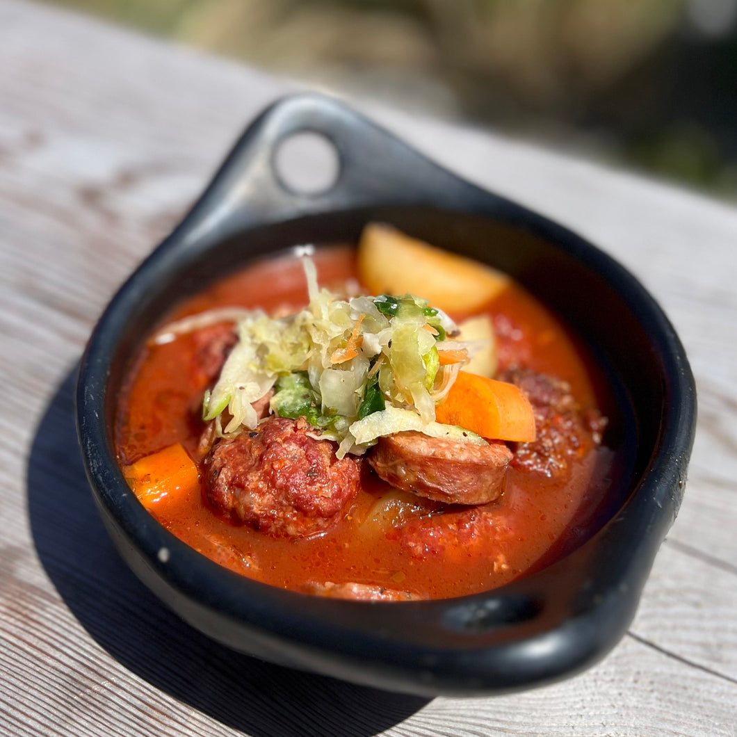 OLD SCHOOL MEALS IN A JAR - sausage goulash